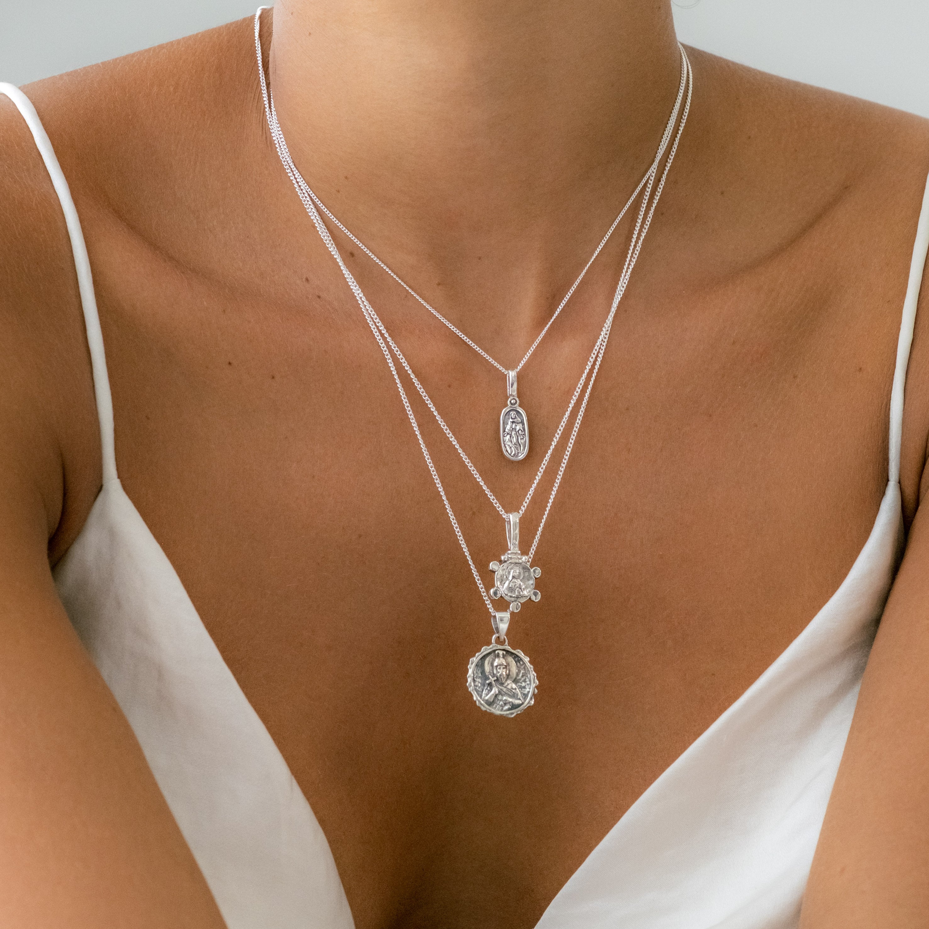 Virgin Mary - Symbol of Grace, Compassion & Love - Silver